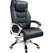 Cadeira de escritório de couro preto multifuncional / Mobiliário de escritório moderno / cadeira giratória